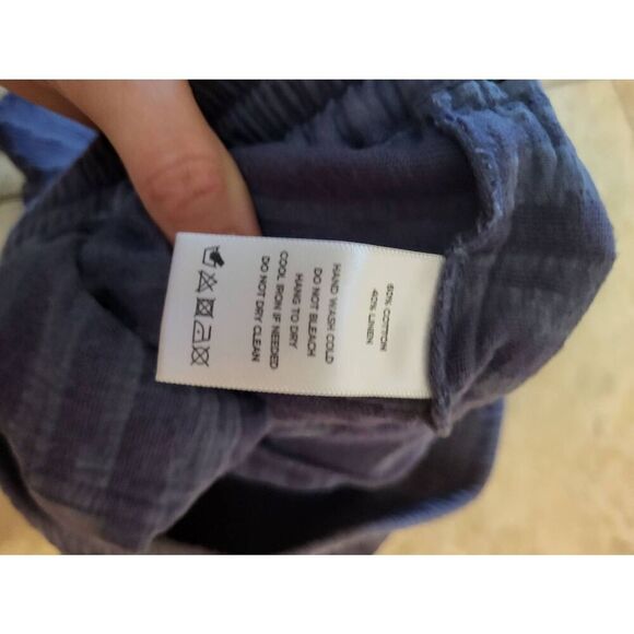 Lilla P Size s 60% cotton 40% linen Pockets front and back Wide leg Intere - Picture 2 of 3